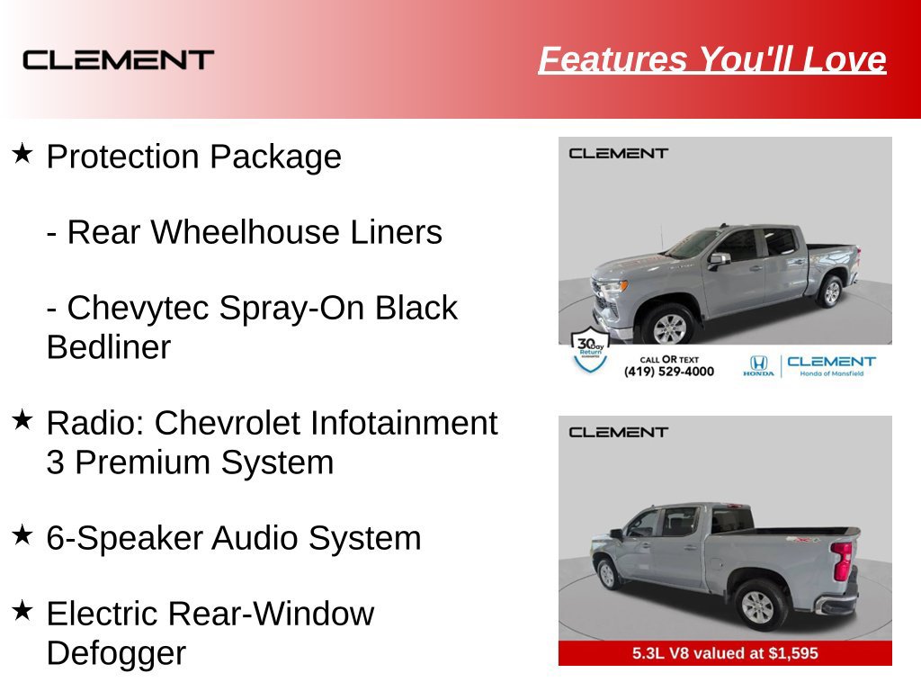 Used 2024 Chevrolet Silverado 1500 LT w/ Protection Package AWD/4WD image 19