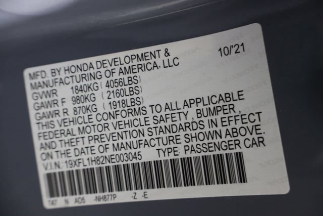 Used 2022 Honda Civic Sport Touring image 40
