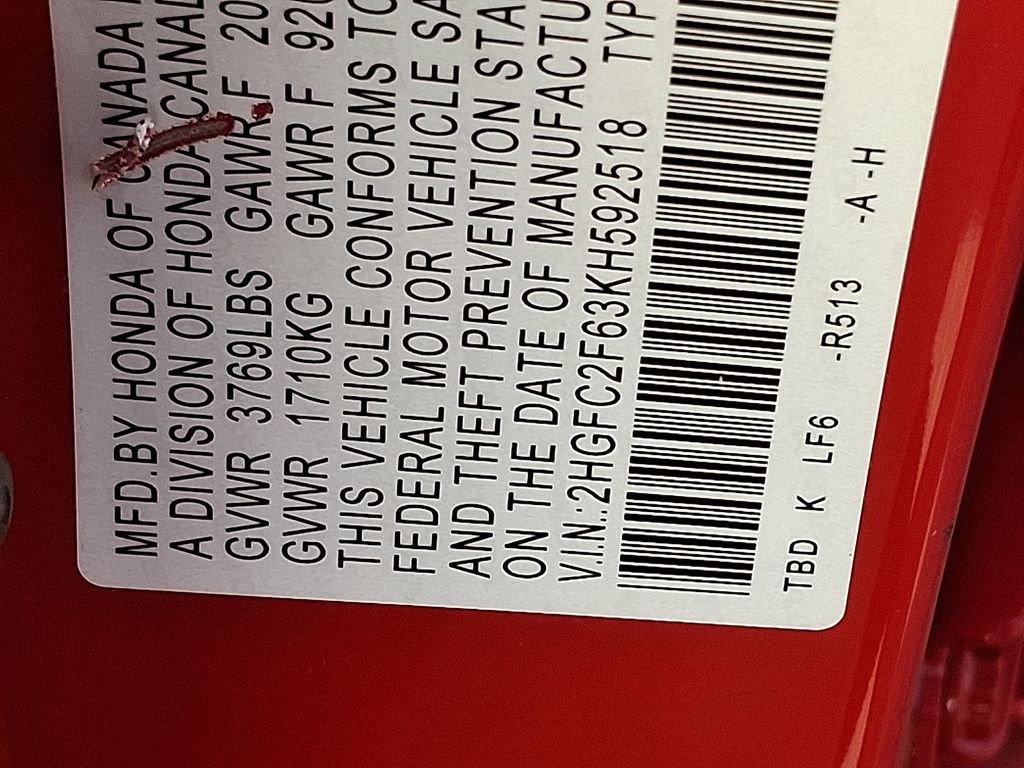 Used 2019 Honda Civic LX image 26