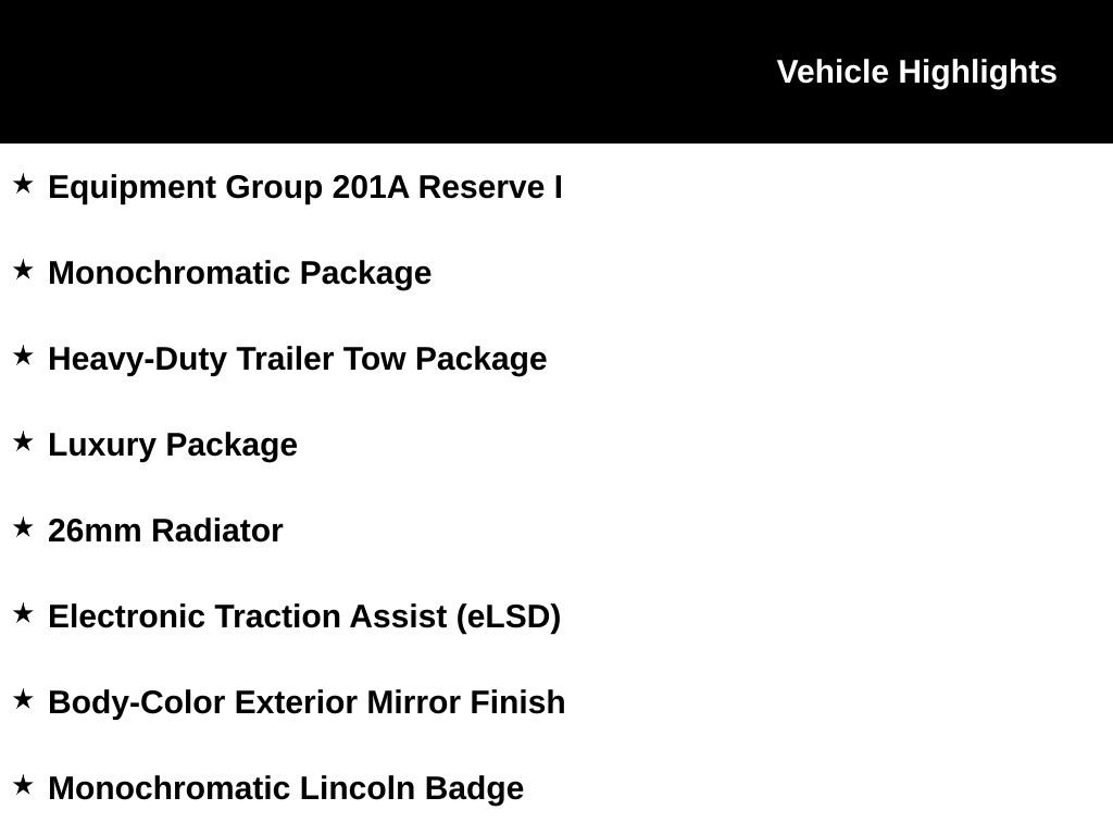Used 2024 Lincoln Navigator Reserve w/ Equipment Group 201A AWD/4WD image 2