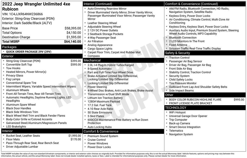 Used 2022 Jeep Wrangler Unlimited Rubicon 4xe image 6