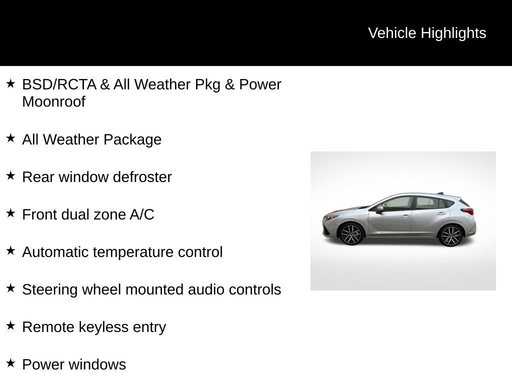 Certified 2025 Subaru Impreza 2.0i Sport image 8