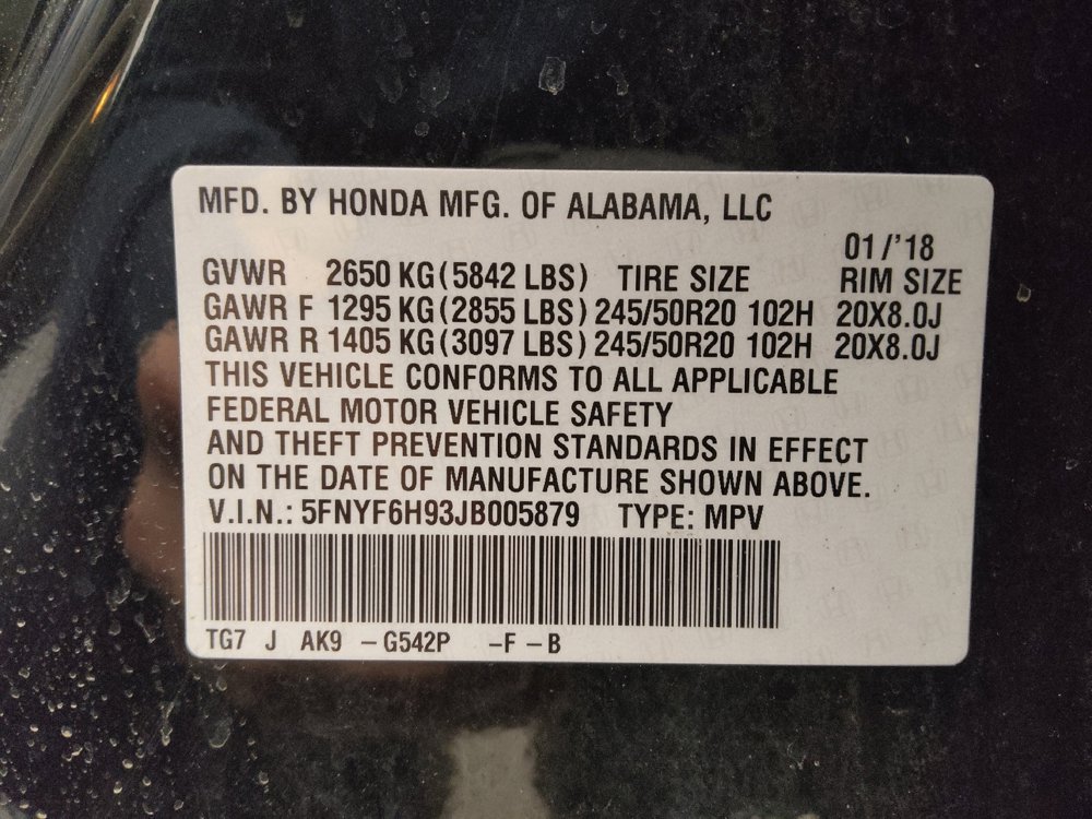 Used 2018 Honda Pilot Touring image 33