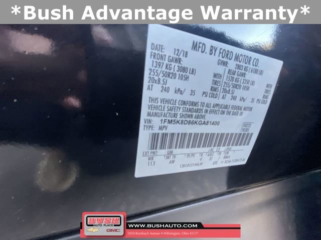 Used 2019 Ford Explorer XLT w/ Equipment Group 202A image 32