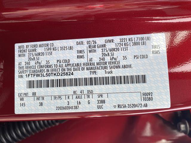 New 2026 Ford F150 XLT w/ Equipment Group 303A High AWD/4WD image 35