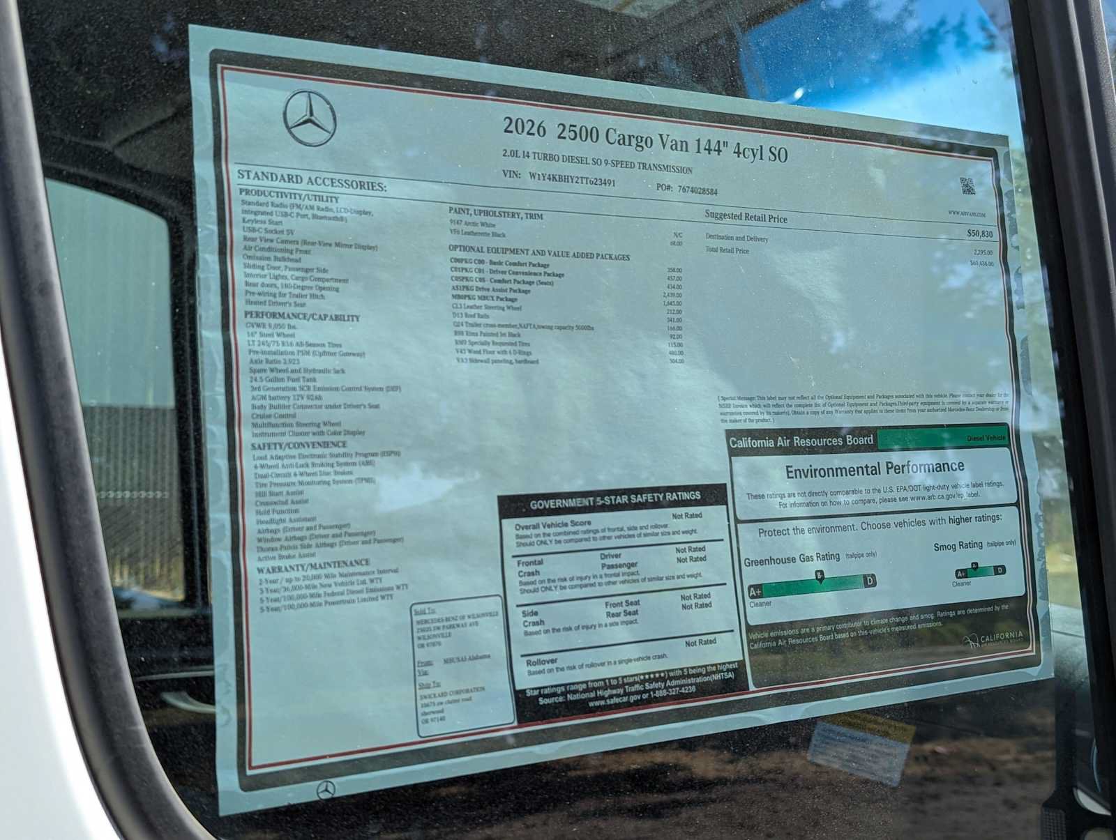 New 2026 Mercedes-Benz Sprinter 2500 image 15
