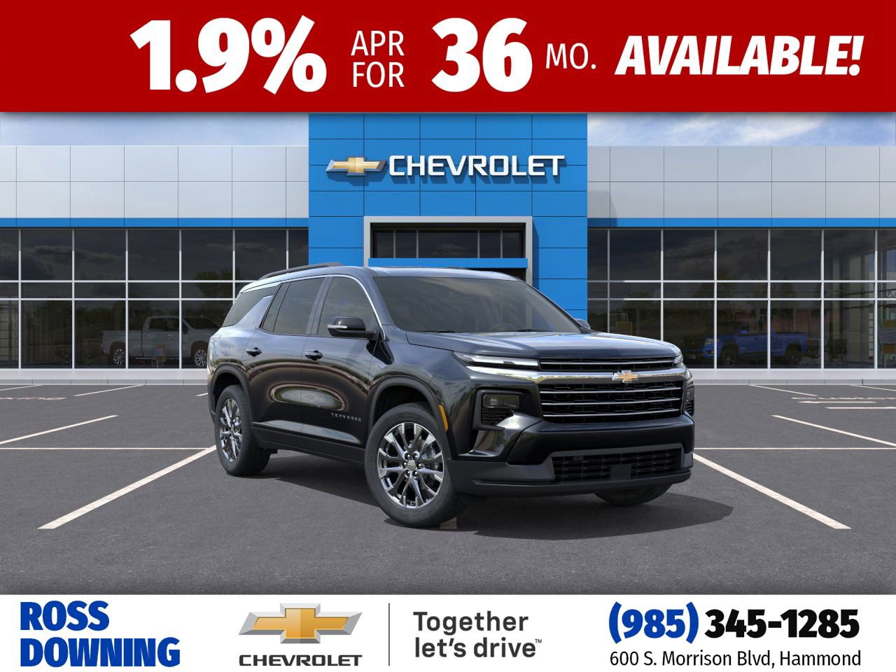 New 2026 Chevrolet Traverse LT w/ Sun and Wheel Package