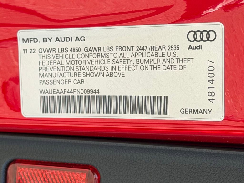 Certified 2023 Audi A4 2.0T Premium Plus w/ Premium Plus Package AWD/4WD image 28
