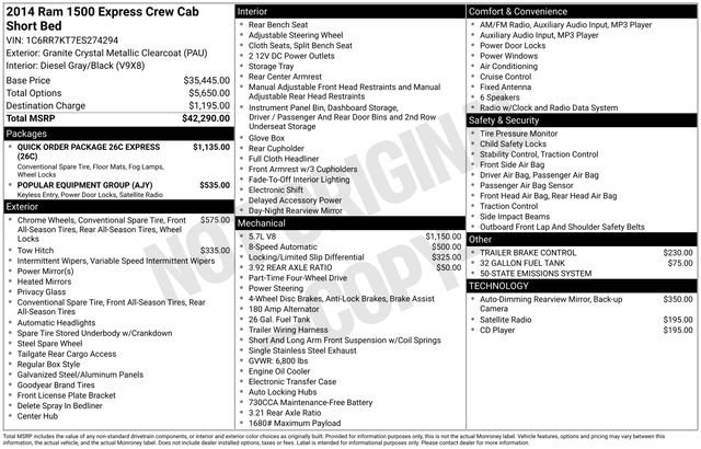 Used 2014 RAM 1500 Express image 7