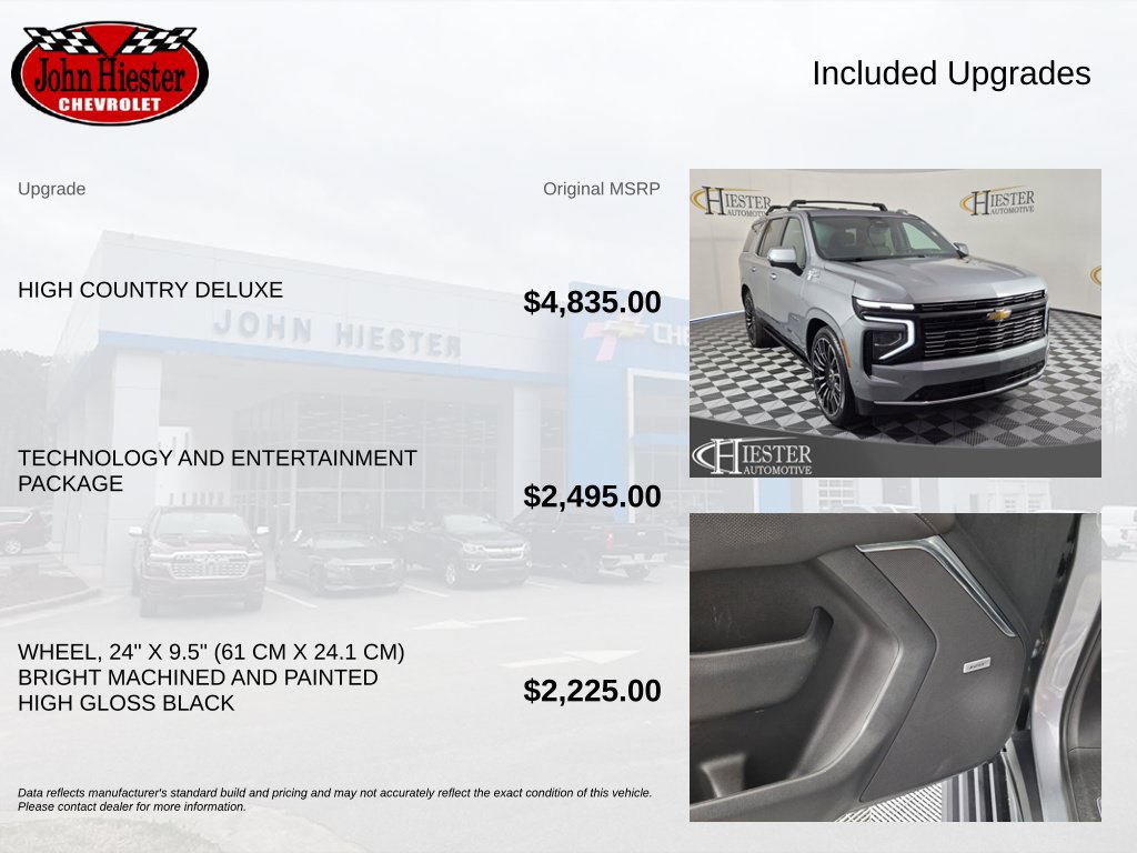 Certified 2025 Chevrolet Tahoe High Country AWD/4WD image 3