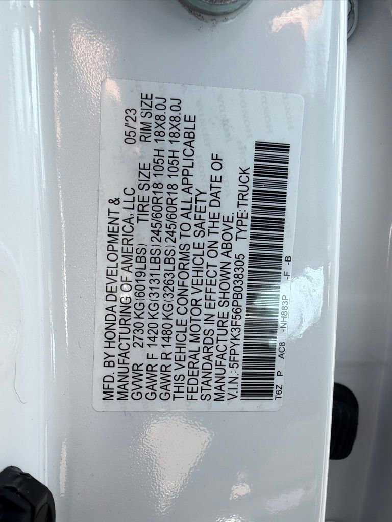 Certified 2023 Honda Ridgeline RTL image 31