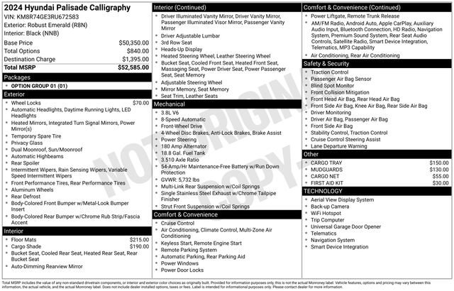 Used 2024 Hyundai Palisade Calligraphy image 27