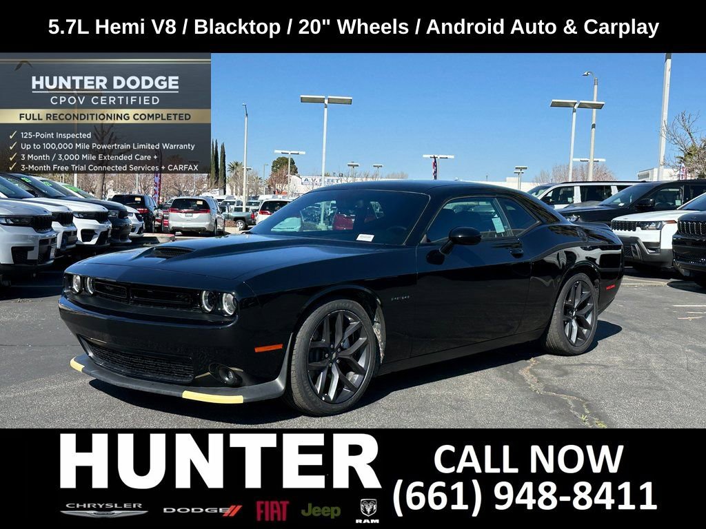 Certified 2022 Dodge Challenger R/T w/ Blacktop Package image 2