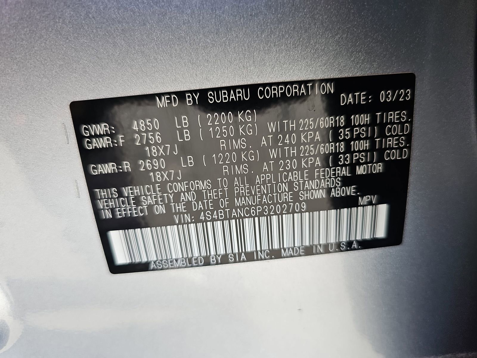 Certified 2023 Subaru Outback Limited image 39