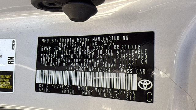 Certified 2022 Toyota Corolla SE FWD image 25
