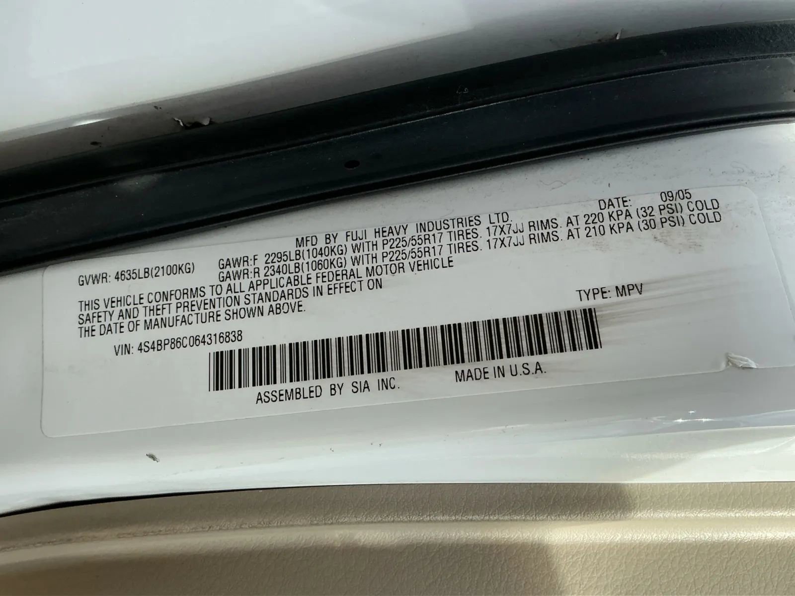 Used 2006 Subaru Outback 3.0R L.L. Bean image 35