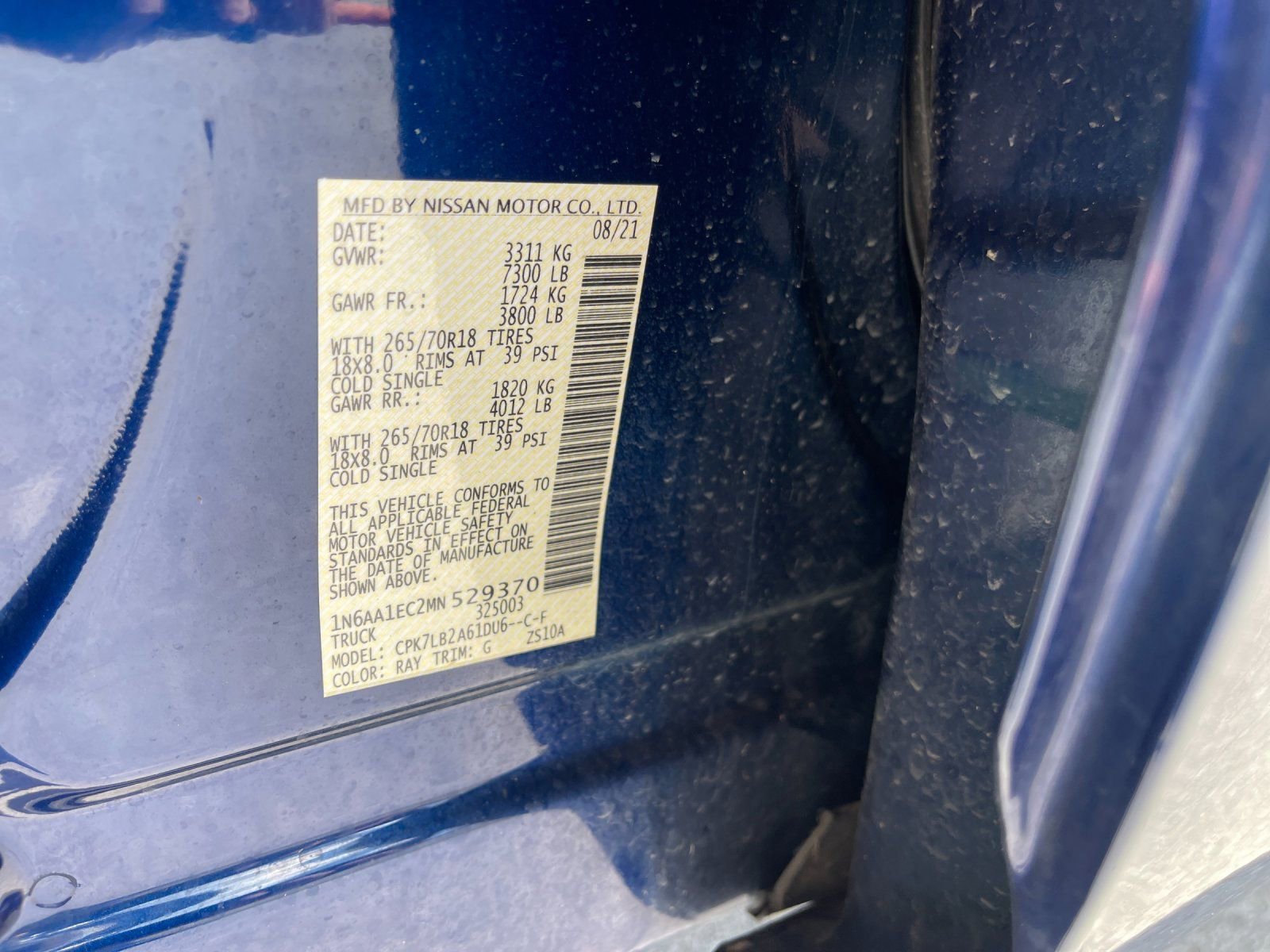 Used 2021 Nissan Titan SV AWD/4WD image 31