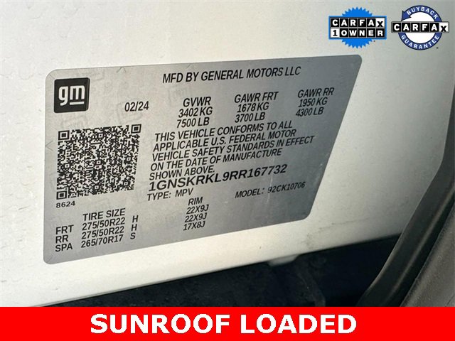 Certified 2024 Chevrolet Tahoe RST w/ Sport Performance Package image 27