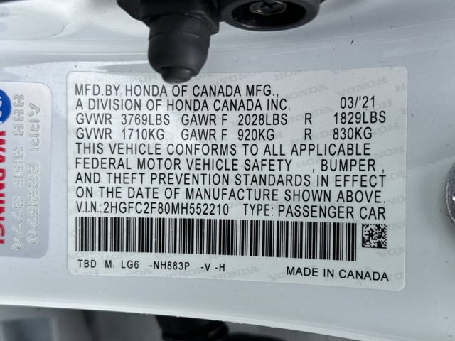 Used 2021 Honda Civic Sport image 19