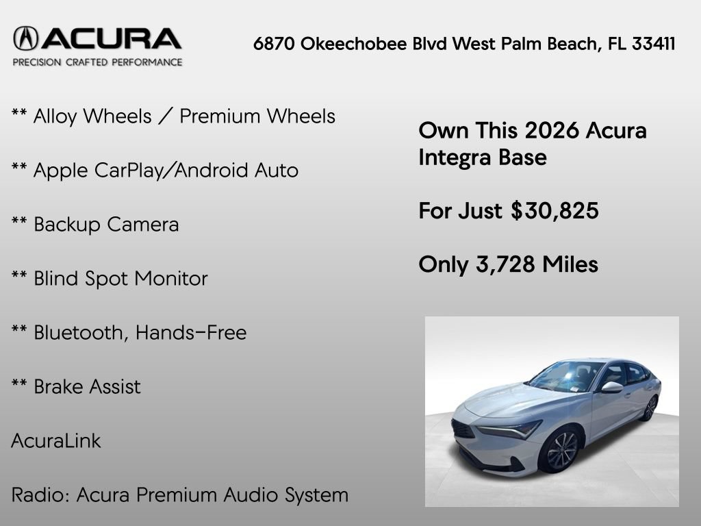 Certified 2026 Acura Integra FWD image 7