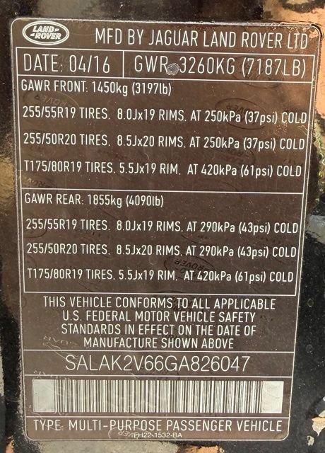 Used 2016 Land Rover LR4 HSE LUX AWD/4WD image 6