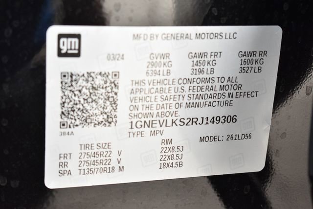 Used 2024 Chevrolet Traverse RS w/ LPO, Floor Liner Package AWD/4WD image 37