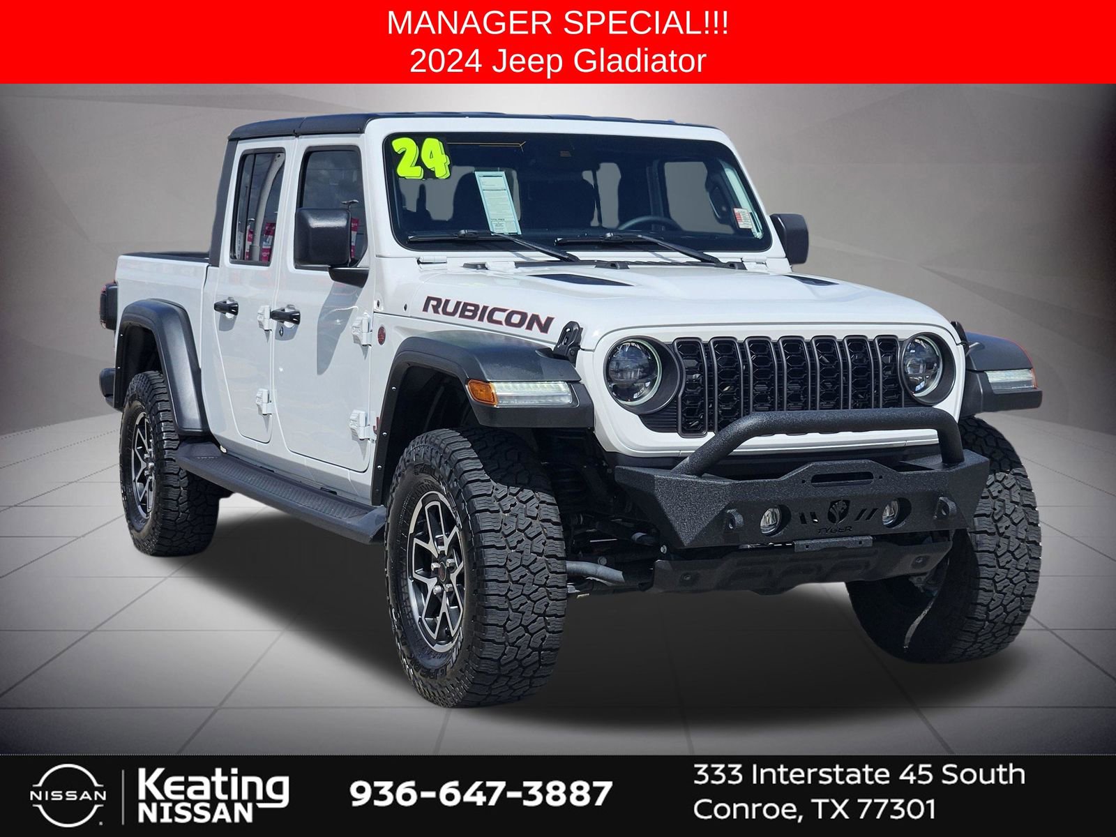 Used 2024 Jeep Gladiator Rubicon w/ Safety Group AWD/4WD image 1