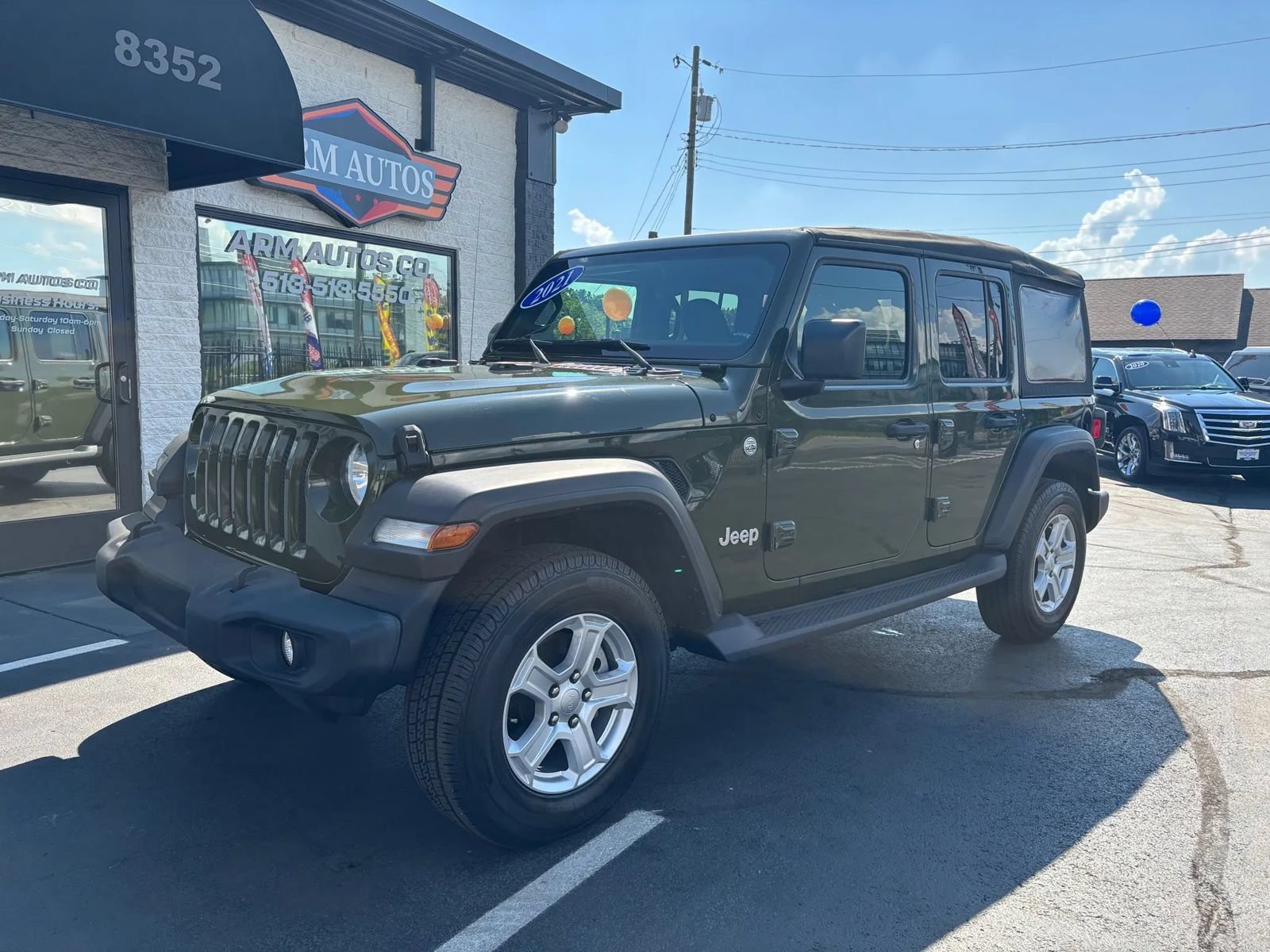 Used 2021 Jeep Wrangler Unlimited Sport AWD/4WD image 4