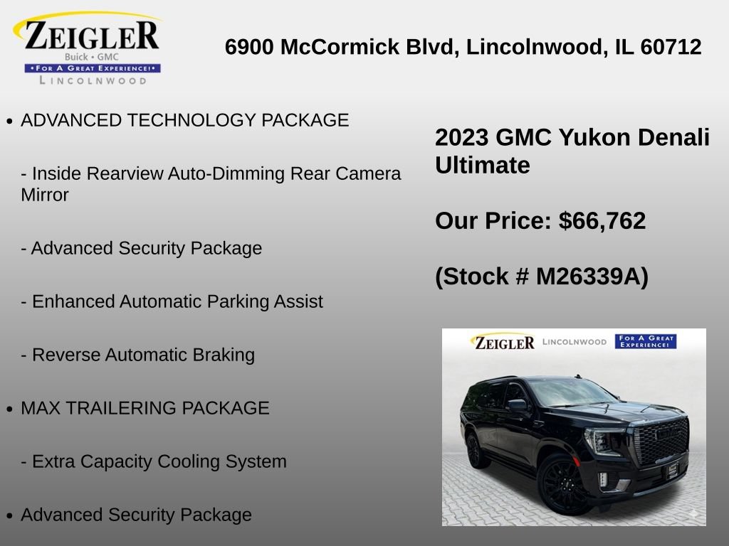 Used 2023 GMC Yukon Denali Ultimate AWD/4WD image 36