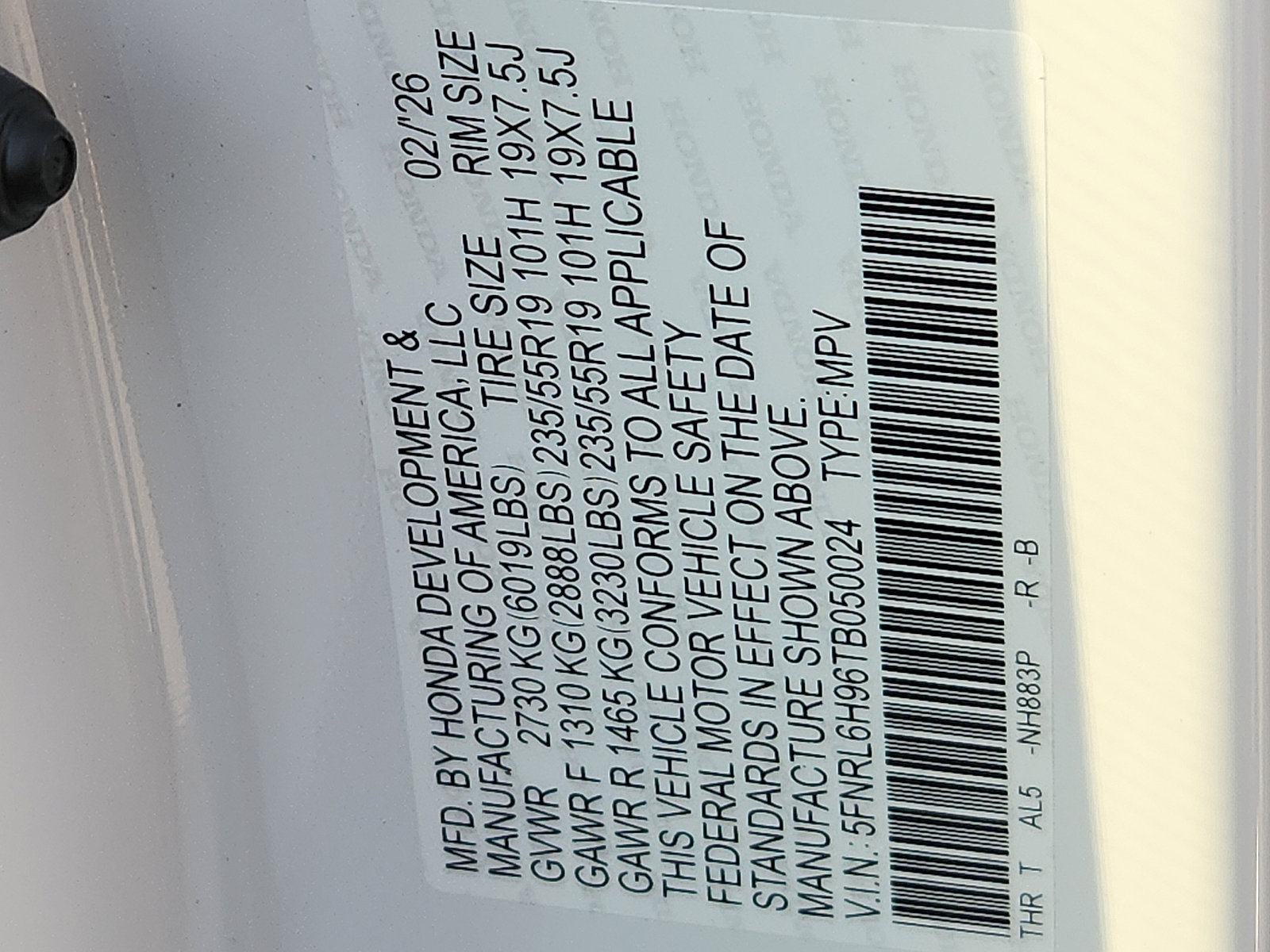 New 2026 Honda Odyssey Elite image 19