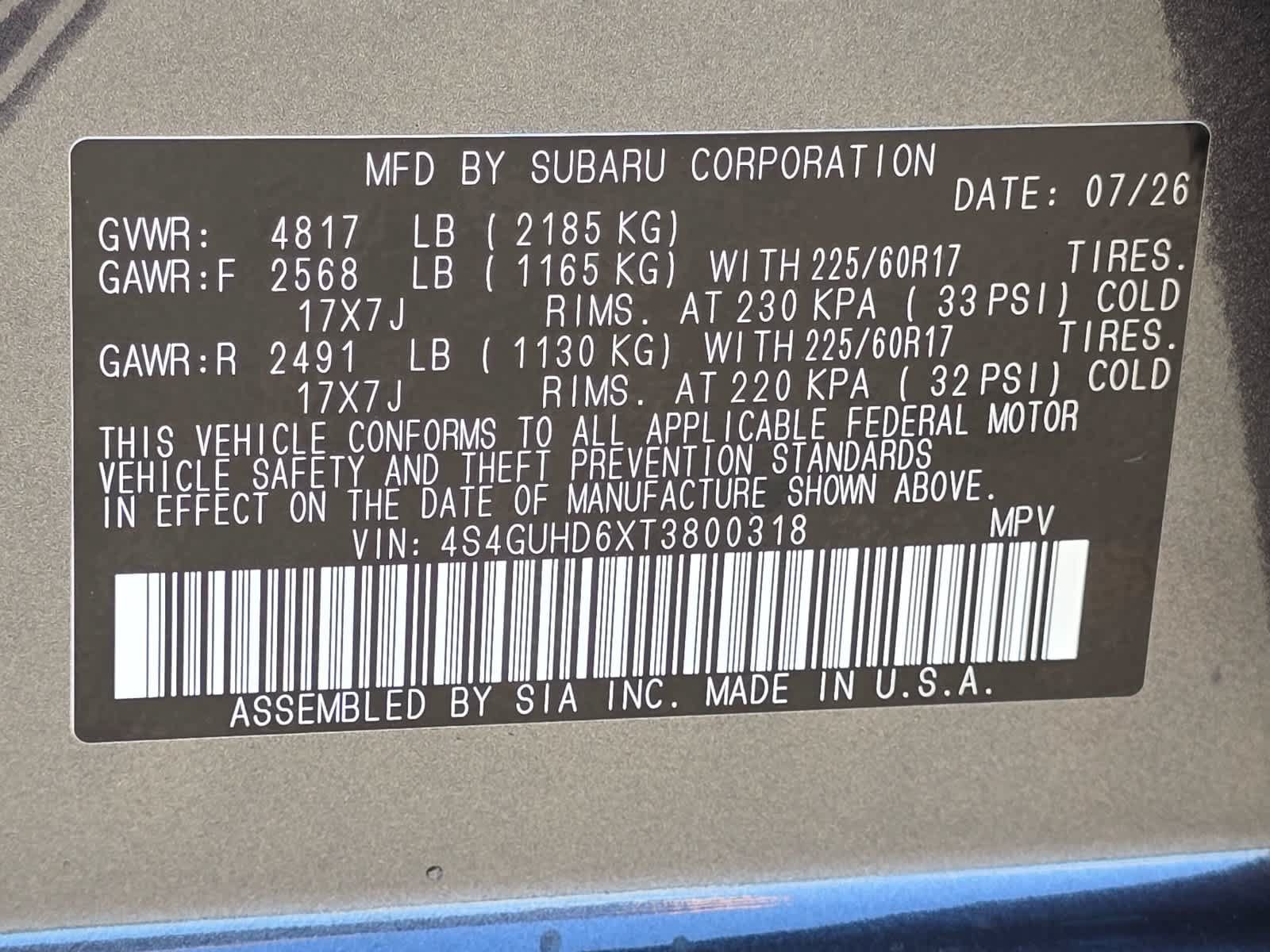 New 2026 Subaru Crosstrek 2.5i Premium AWD/4WD image 29