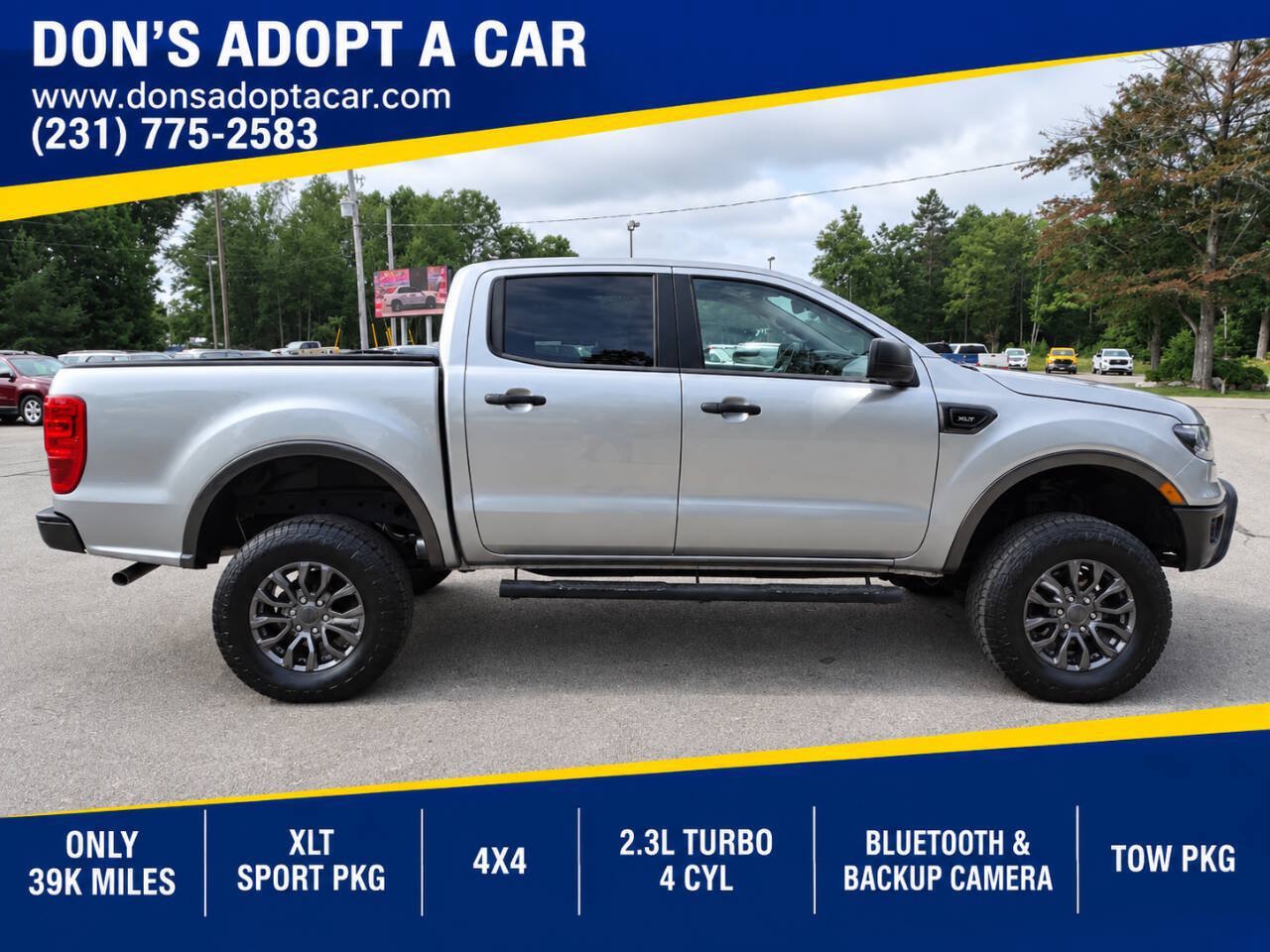 Used 2020 Ford Ranger 4x4 Supercrew XLT w/ XLT Sport Appearance Package