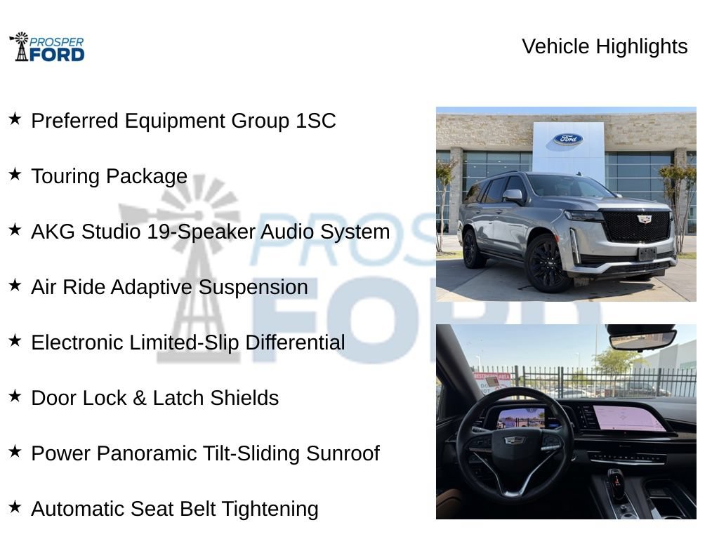 Used 2023 Cadillac Escalade Sport w/ Touring Package AWD/4WD image 5