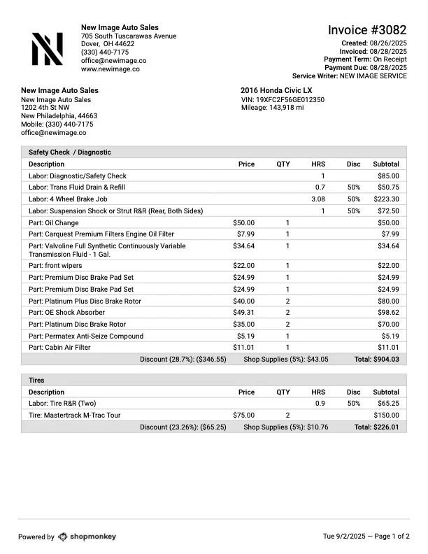 Used 2016 Honda Civic LX image 4