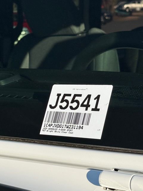 New 2026 Jeep Wrangler Sport image 34