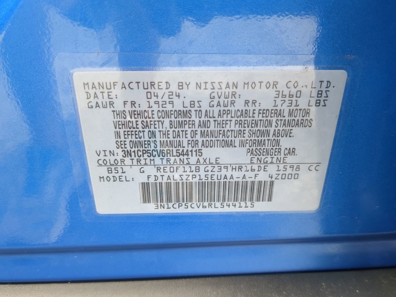 Used 2024 Nissan Kicks SV FWD image 26