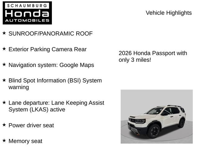 New 2026 Honda Passport TrailSport Elite image 7