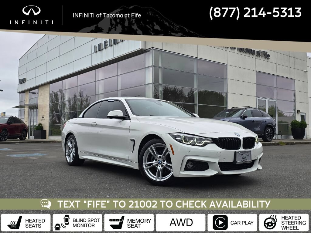 Used 2019 BMW 430i xDrive Convertible w/ M Sport Package AWD/4WD image 1