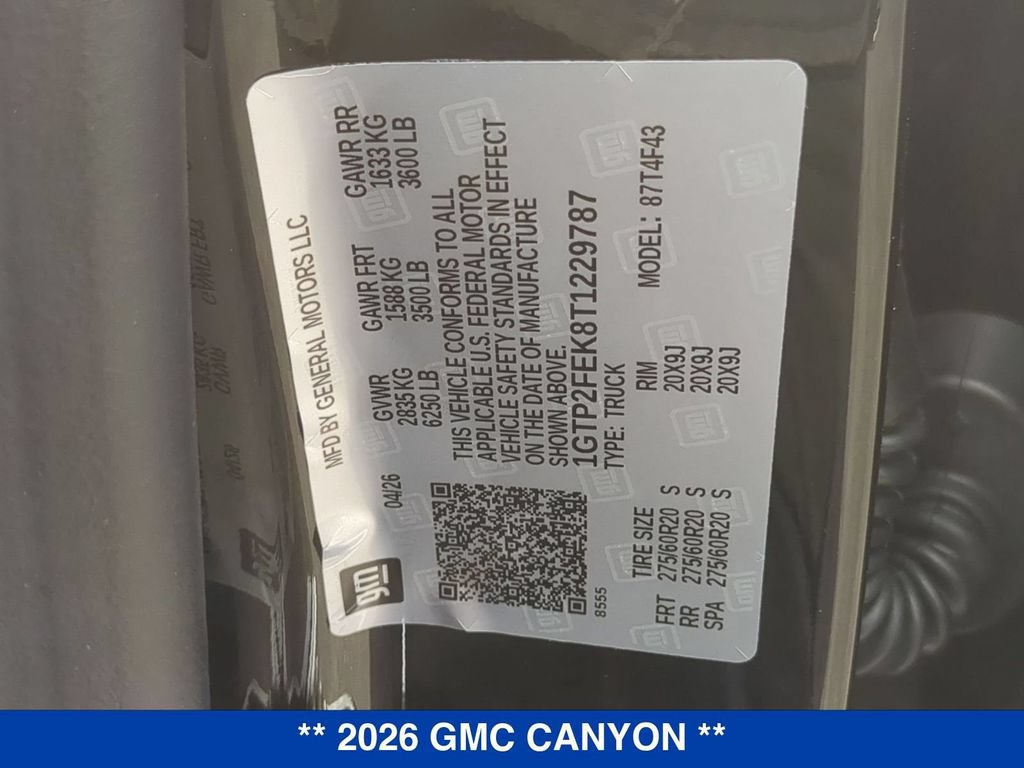 New 2026 GMC Canyon Denali AWD/4WD image 27