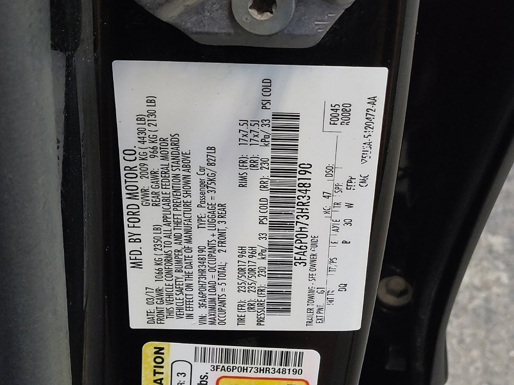 Used 2017 Ford Fusion SE w/ Fusion SE Technology Package FWD image 33