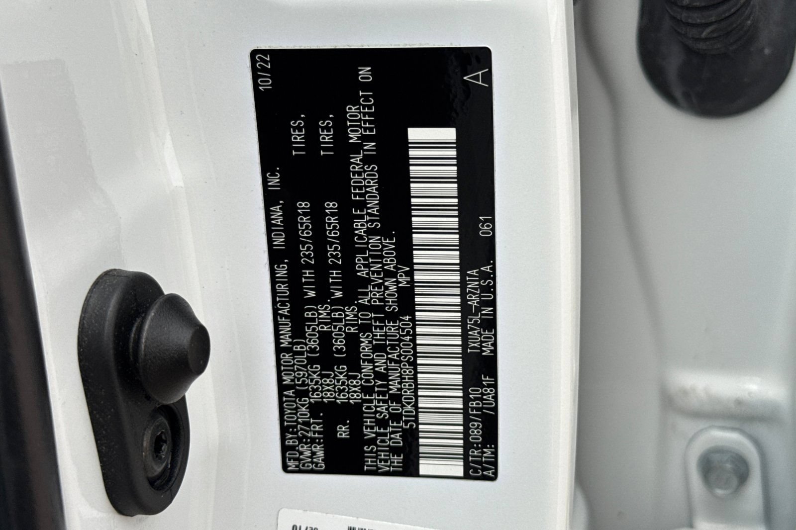 Certified 2023 Toyota Highlander LE AWD/4WD image 37