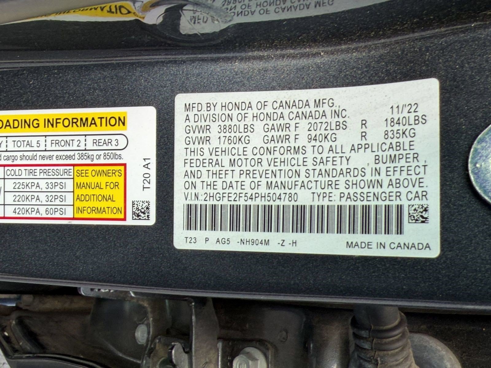 Used 2023 Honda Civic Sport image 24