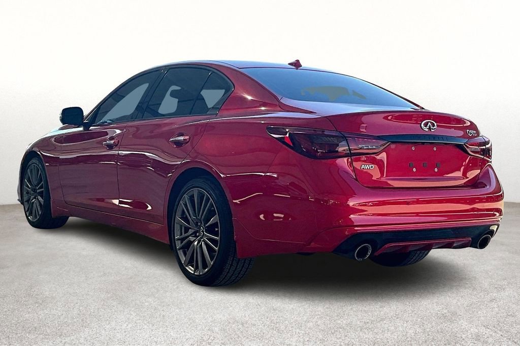Certified 2021 INFINITI Q50 Red Sport 400 w/ Proactive Package image 12