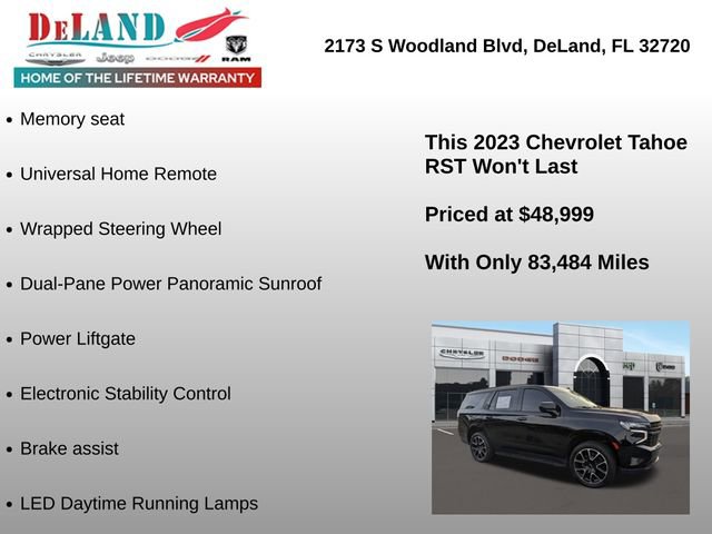 Used 2023 Chevrolet Tahoe RST AWD/4WD image 24