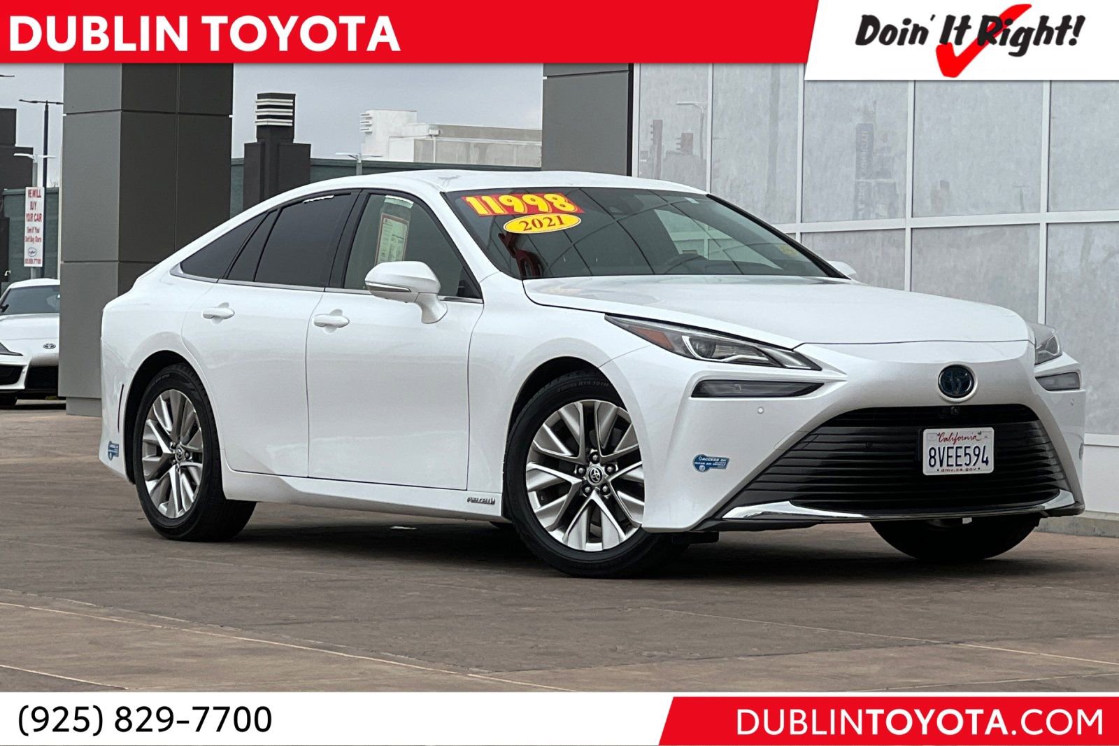 Certified 2021 Toyota Mirai XLE w/ Advanced Technology Package