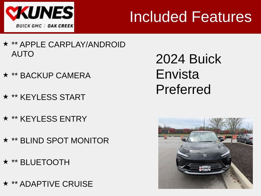 Used 2024 Buick Envista Preferred w/ Advanced Safety Package image 2