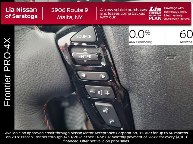 New 2026 Nissan Frontier PRO-4X w/ Pro Premium Package image 20