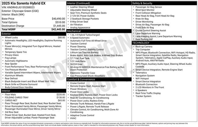 Certified 2025 Kia Sorento EX AWD/4WD image 22