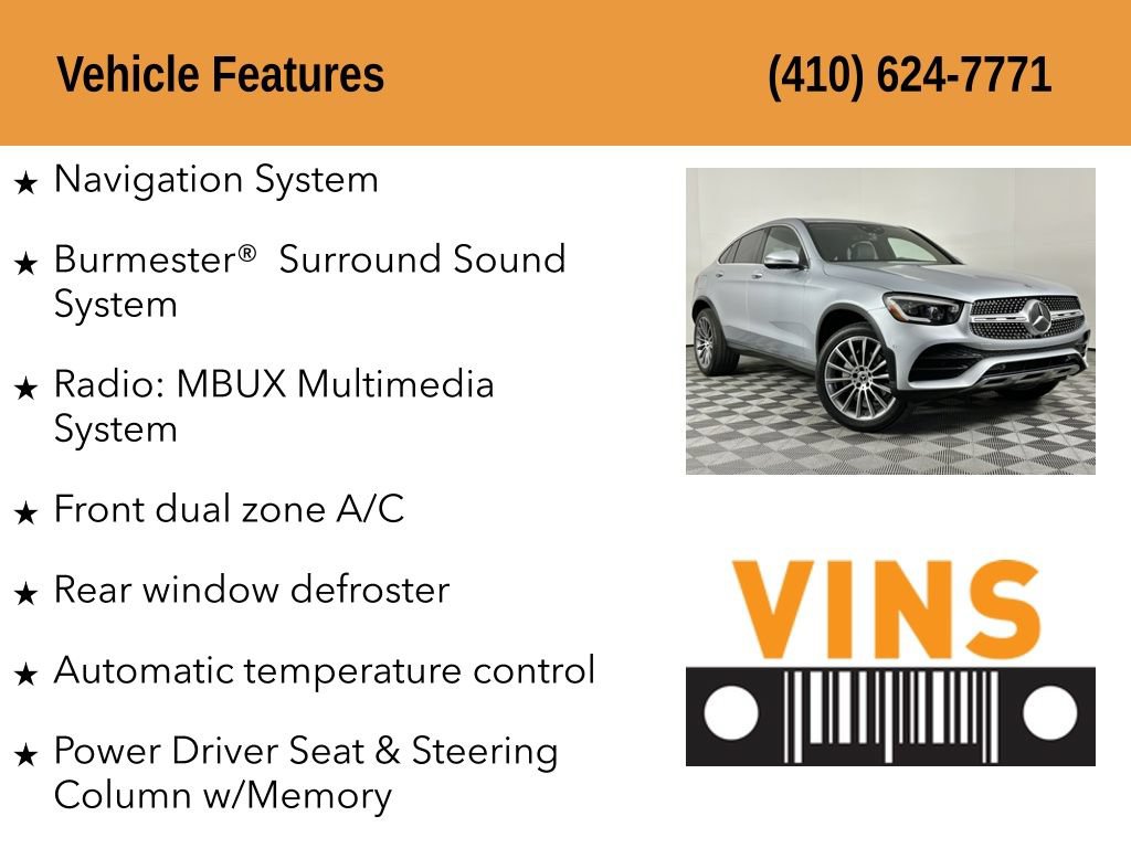 Used 2021 Mercedes-Benz GLC 300 4MATIC Coupe w/ AMG Line image 5