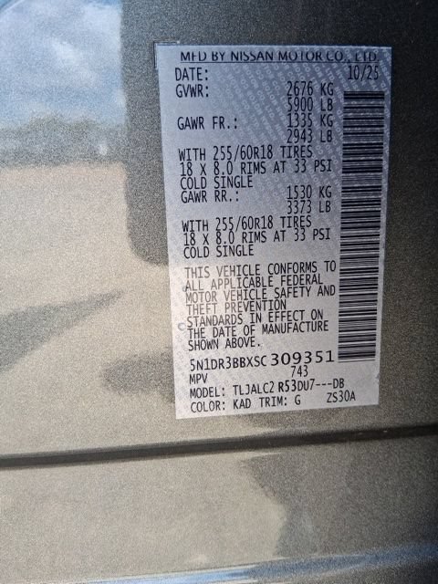 Certified 2025 Nissan Pathfinder SV w/ SV Premium Package FWD image 22
